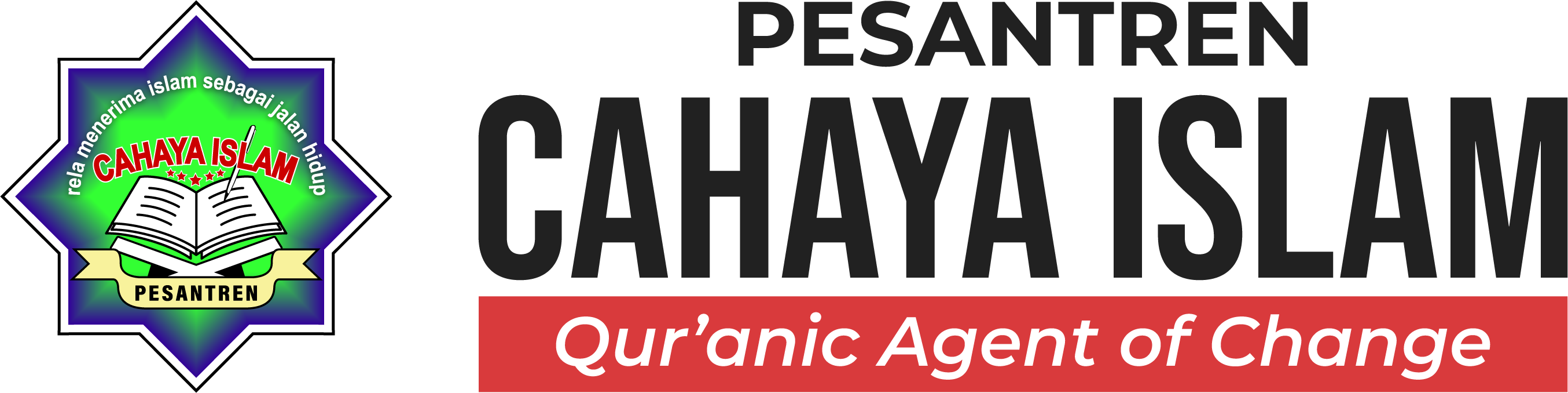 Pesantren Cahaya Islam Logo (Dark)